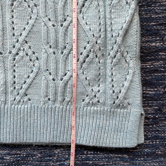 Loft mock neck eyelet sweater - Picture 6 of 6